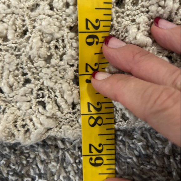 5/$25 Forever 21 oversizedd beige/gold open cardigan size medium - Picture 7 of 7